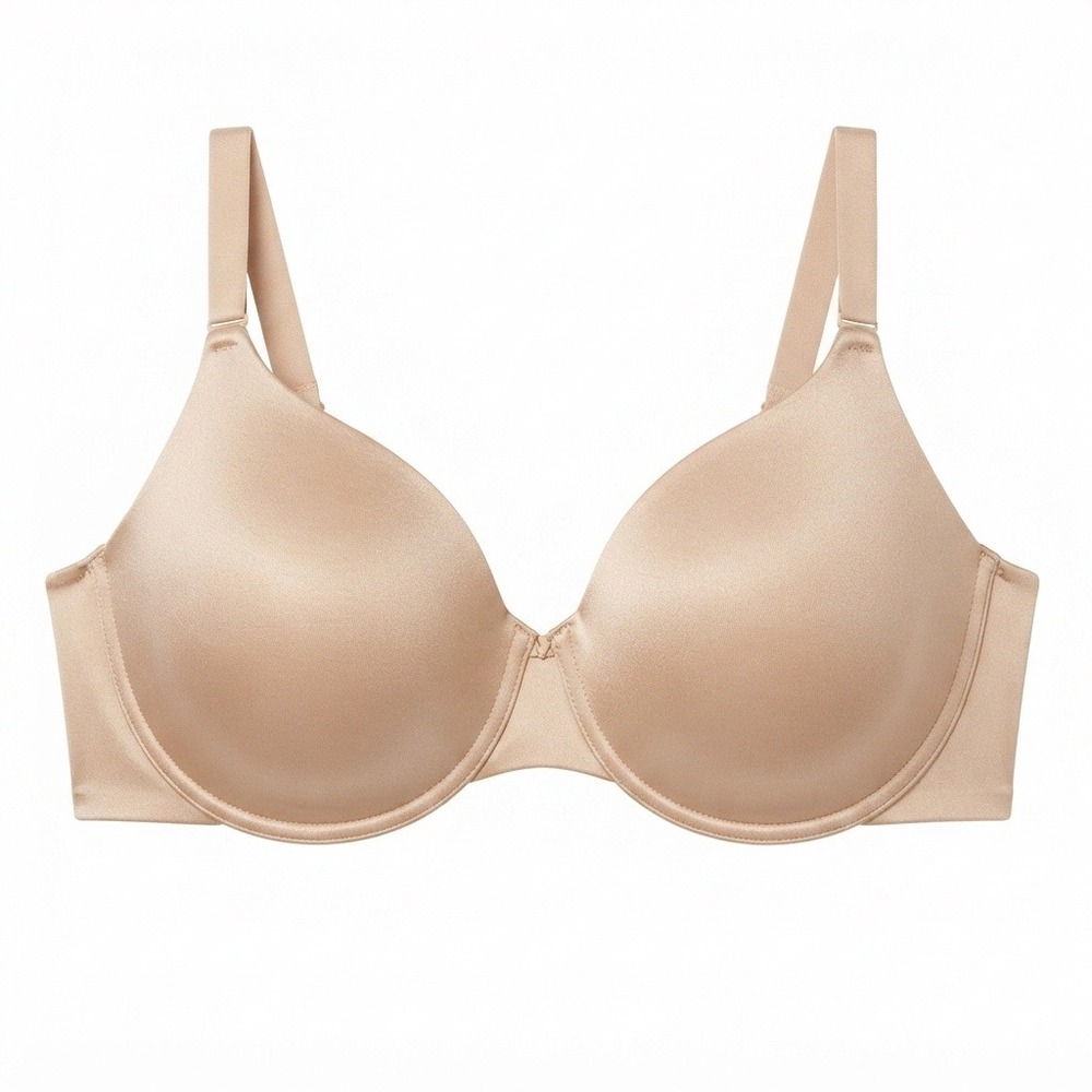 Cacique lightly lined full coverage Bra Underwire Padded Nude 42DDD